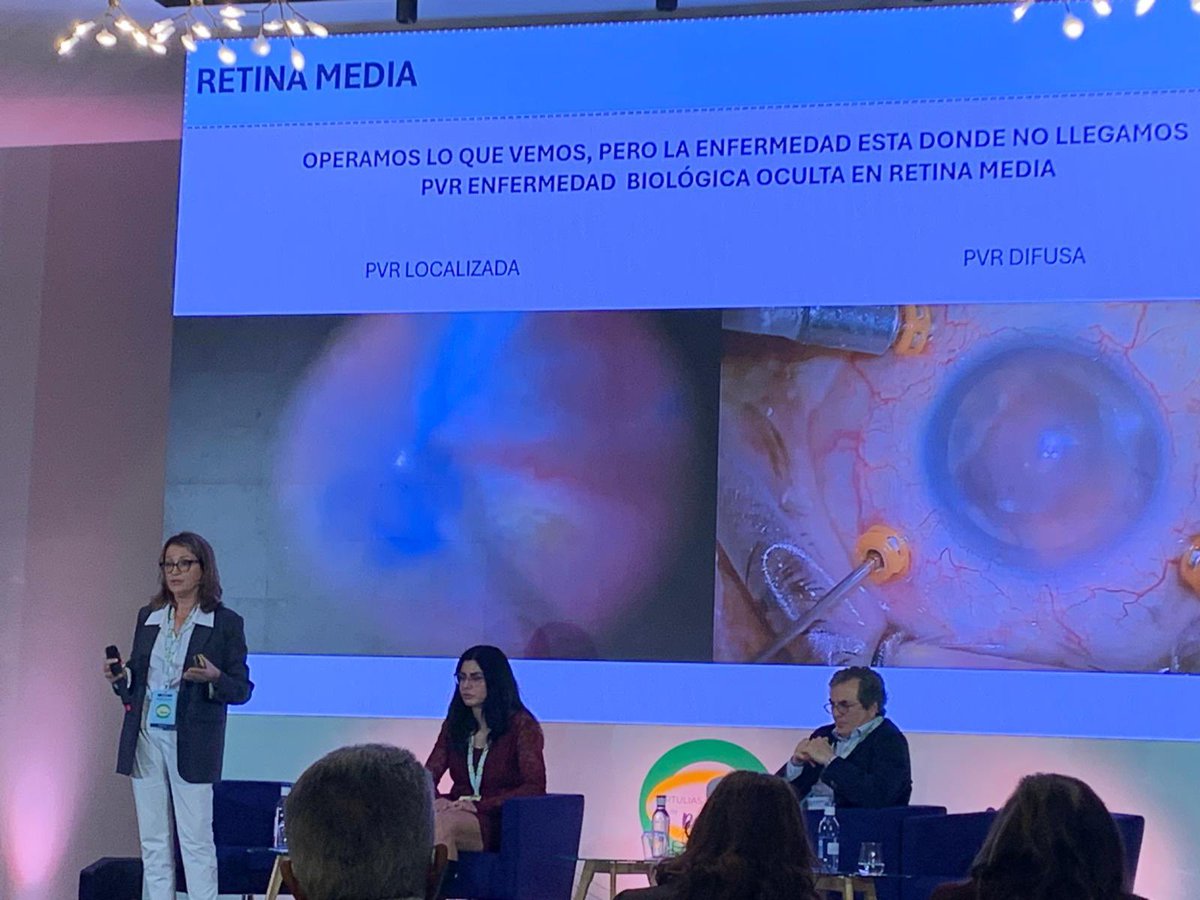 OftalmoMacarena's tweet photo. La Dra. @Purificaci38572 y la @DraRelimpio han participado como ponentes en las #TertuliasRetina2026 @Bayer, un espacio de intercambio científico centrado en la innovación en patología retiniana.

Seguimos apostando por la actualización continua y la excelencia clínica 👁️. ⤵️ https://t.co/uuEETzBtV4