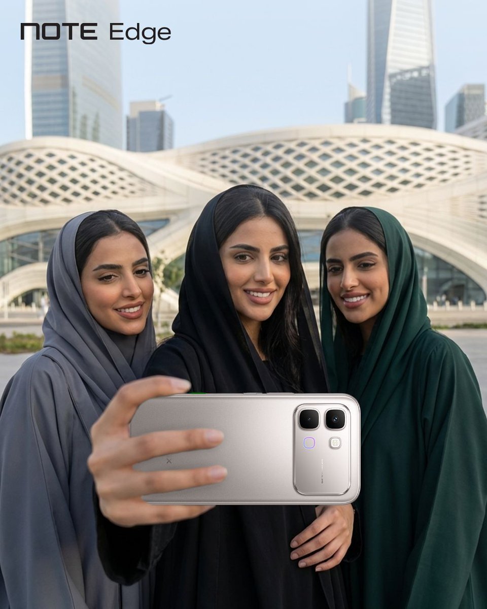 InfinixKSA's tweet image. NOTE Edge
💚 Beauty - جمال 💚

SAR 999 ريال
Link In Bio - الرابط في السيرة الذاتية

The EDGE you were looking for ⚡
#lnfinix #NOTEEdge #WhereEleganceMeetsPower #10DimensionsOfExcellence #InfinixNOTEEdge