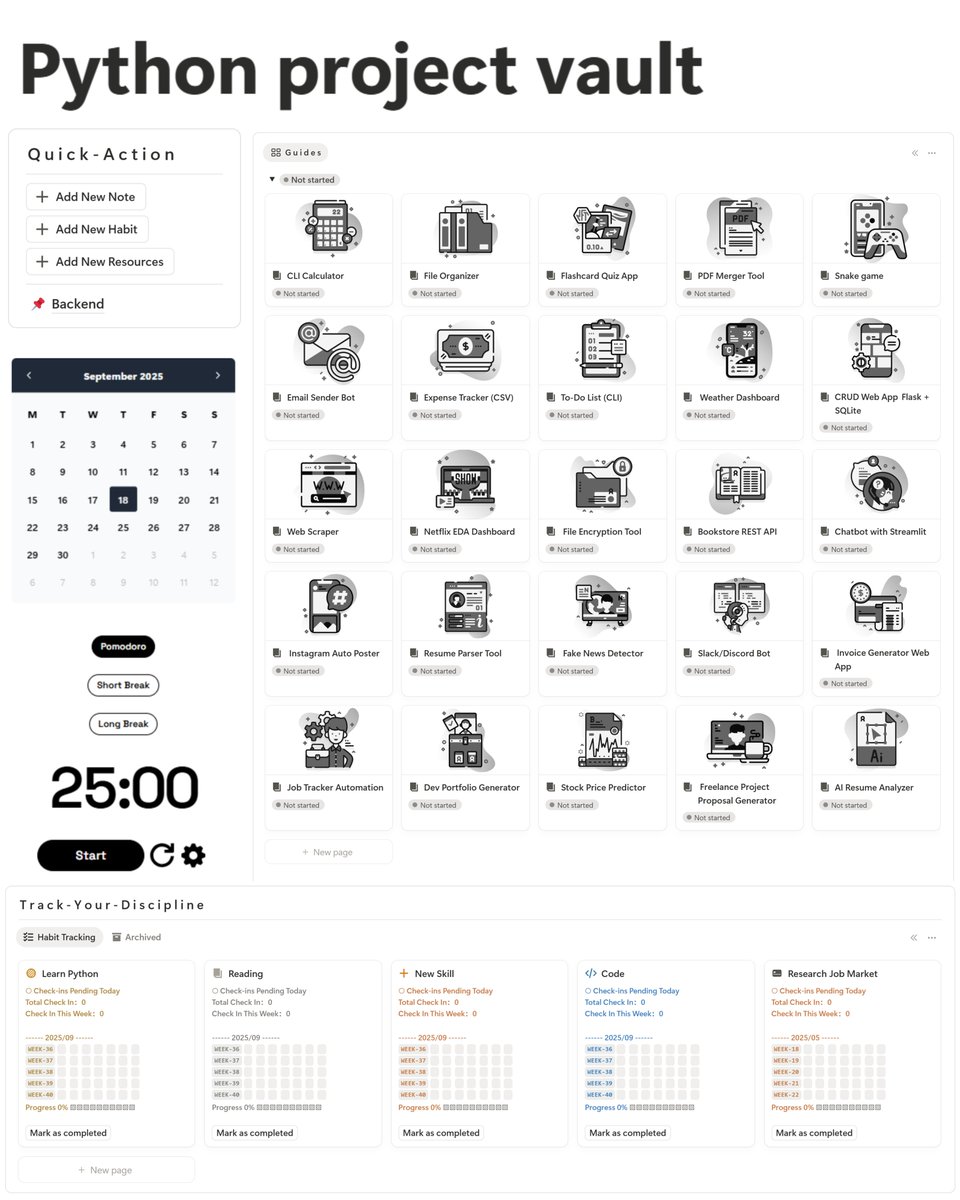 yourclouddude's tweet image. 25+ advanced Python projects that make your resume feel real 🐍