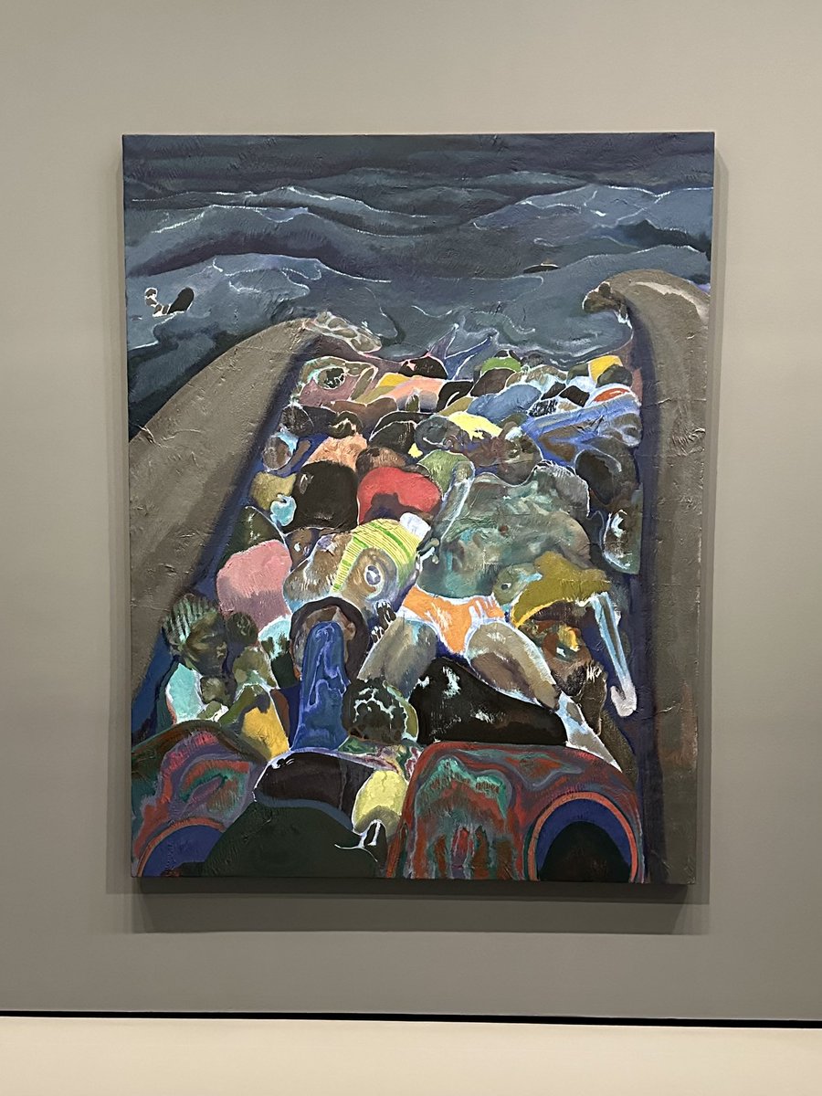 thomasaillagon's tweet photo. Michael Armitage – une peinture ample, traversée par les récits et les mémoires.
D’une force rare.

#MichaelArmitage #PinaultCollection #PalazzoGrassi #Venise https://t.co/bByF3gGo8I