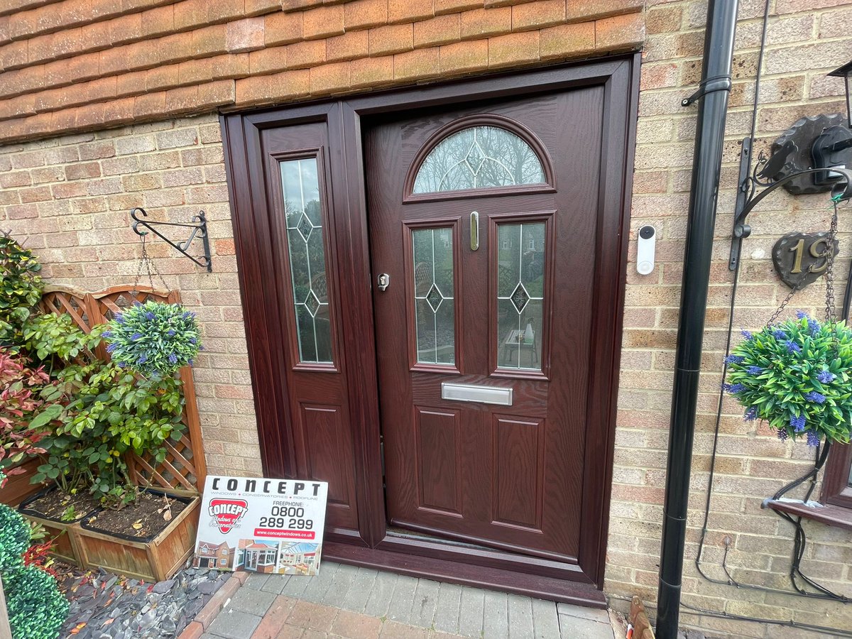 First impressions start at the front door. 🚪✨

Check out this sleek new composite door and side panel installation. Durable, secure, and stylish.

Upgrade your entrance today:
☎️ 0800 289 299
💻 conceptwindows.co.uk