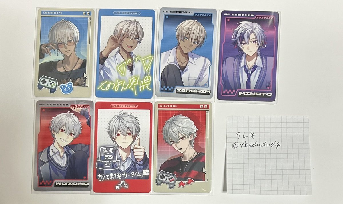 xbedududg's tweet photo. 【交換】VSせめよんにじさんじ ランダムフォト風カード

【譲】画像1枚目

【求】画像2枚目

気軽にお声掛けください✨ https://t.co/JRgLoeRZlr
