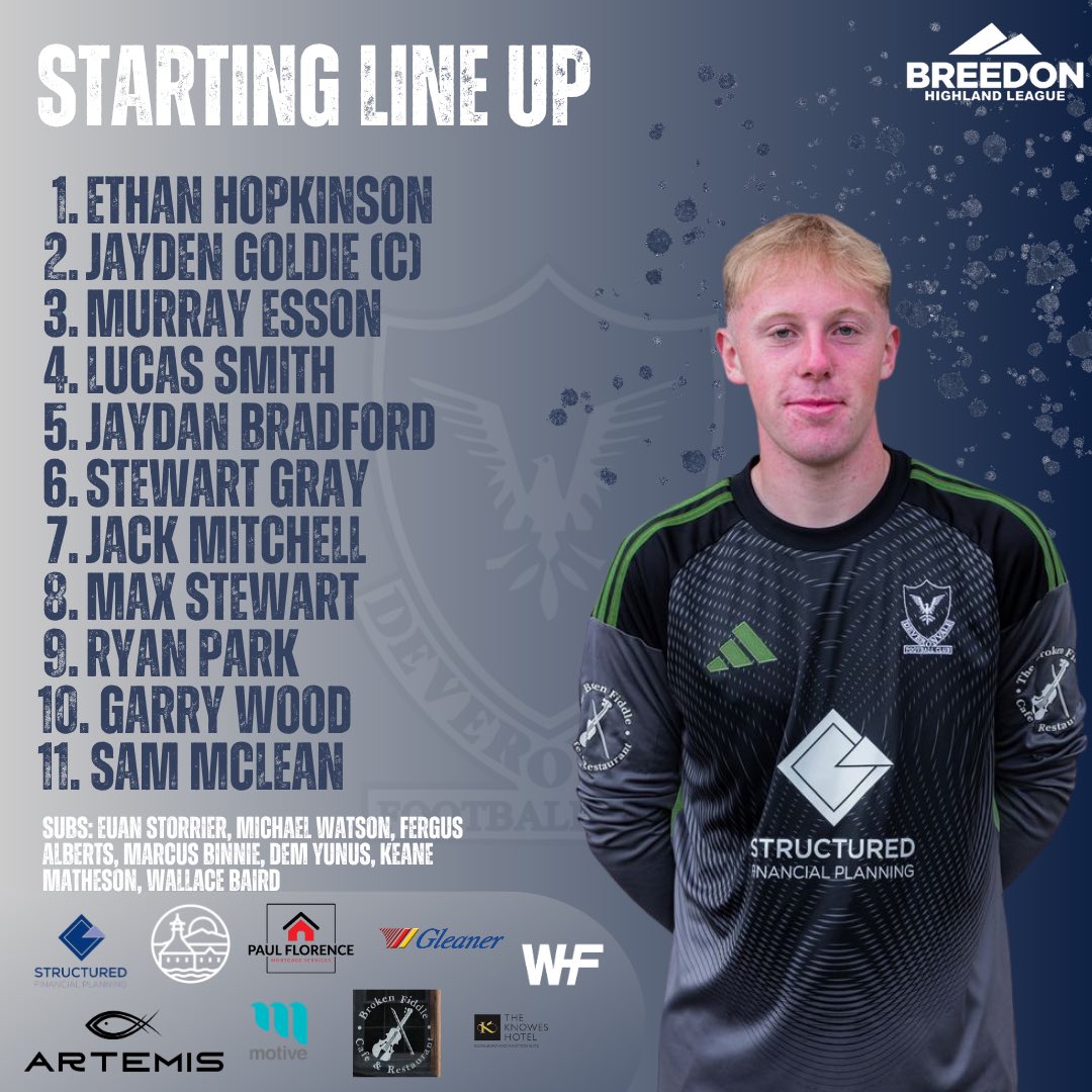 DeveronvaleFC's tweet photo. Your final team of the season to play Inverurie Locos

Mon The Vale🔴⚪️ https://t.co/EDIZv8kRXS