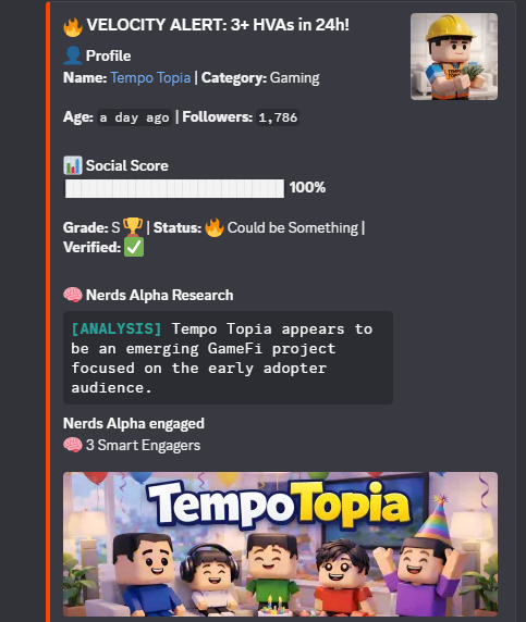 Alphanerds_Sol's tweet photo. @tempo projects gaining momentum 👀

• @TempoTopia  early-stage GameFi project targeting early adopters

• @TempoNouns pixel NFT freemint with community focus + upcoming marketplace

• @Tempfitrades trading-focused project around trends &amp; market plays https://t.co/SEUOS1KN2p