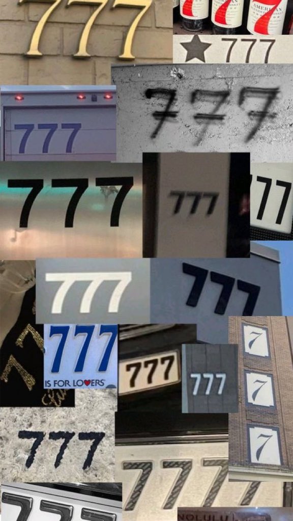 777 for luck 🍀