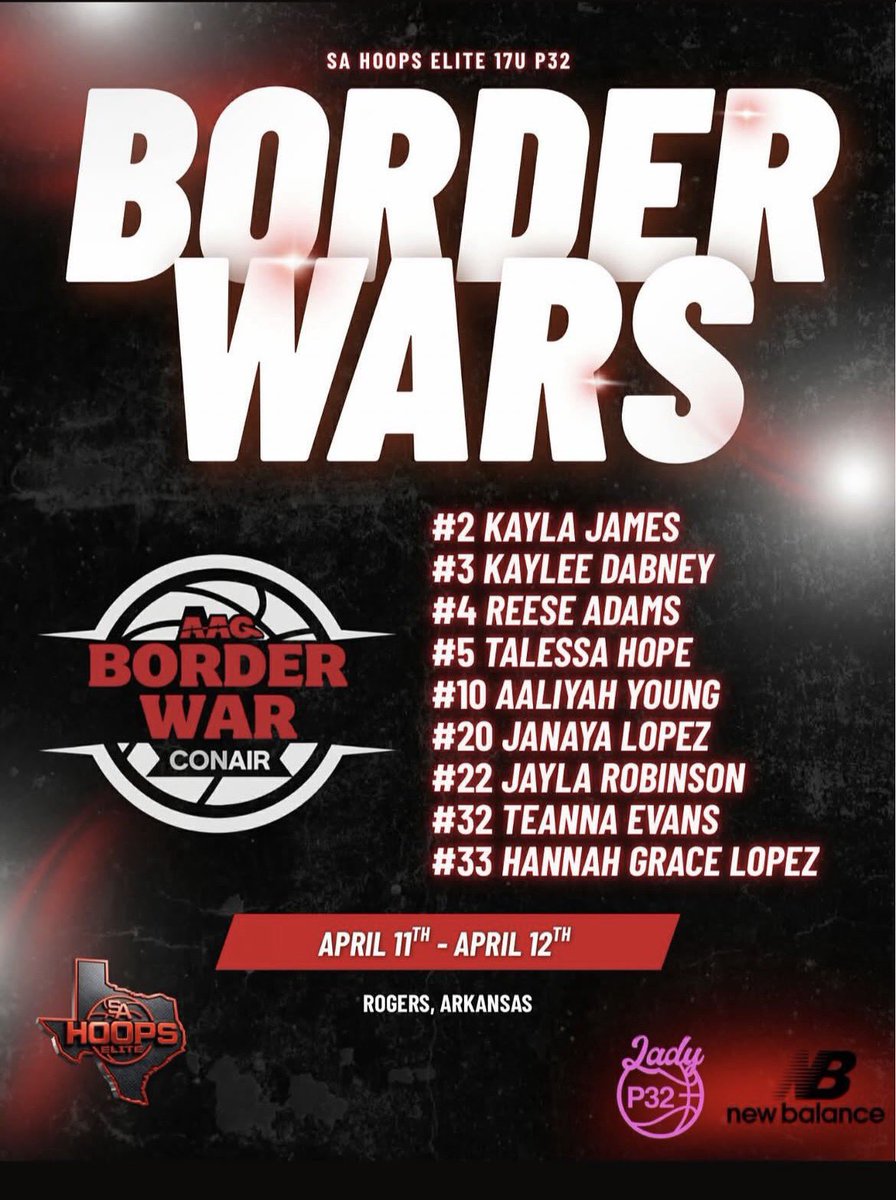 KaylaJames02's tweet photo. Boarder Wars Schedule 

Locked in and ready to compete!

Saturday
⏰ 8:10 AM CDT
📍 Rogers AAO (Gatorade)

⏰ 12:50 PM CDT
📍 Rogers AAO (Gatorade)

Sunday
⏰ 9:20 AM CDT
📍 Rogers AAO (Gatorade)

Let’s go!! 🏀 https://t.co/qwjnceHpZS