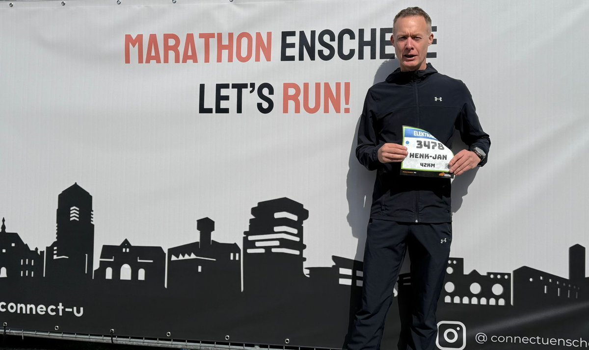Eastenvillage's tweet photo. We zijn er weer klaar voor. #enschedemarathon https://t.co/oAqybiCqad