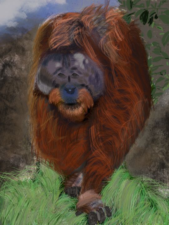 Art of the Day! "AGENT ORANGE". Buy at: ArtPal.com/brianleebender…