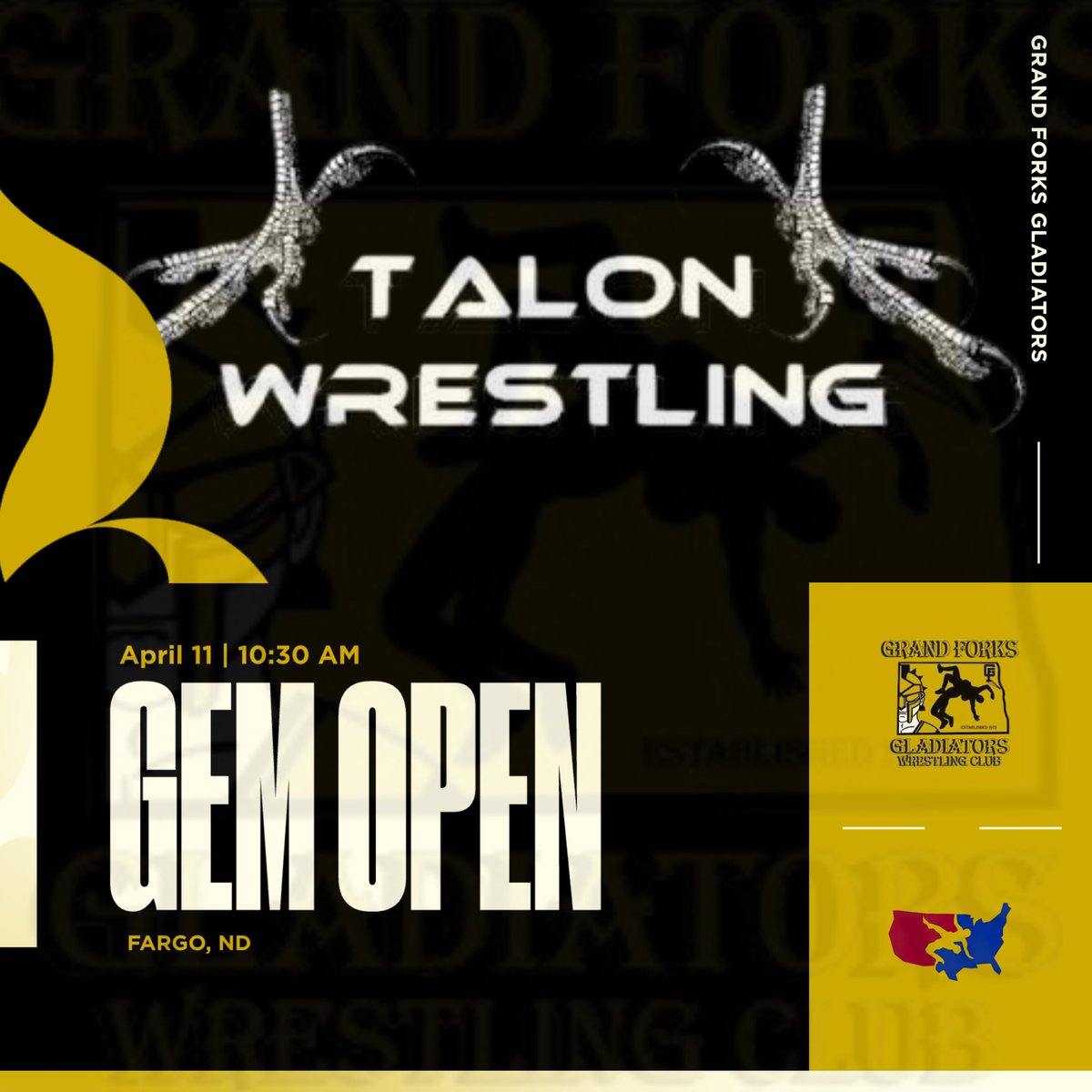 GEM Open:

📍: Fargo, ND
🏟️: Davies High School
🕘: 10:30 AM
📊: usabracketing.com

#GFGWC