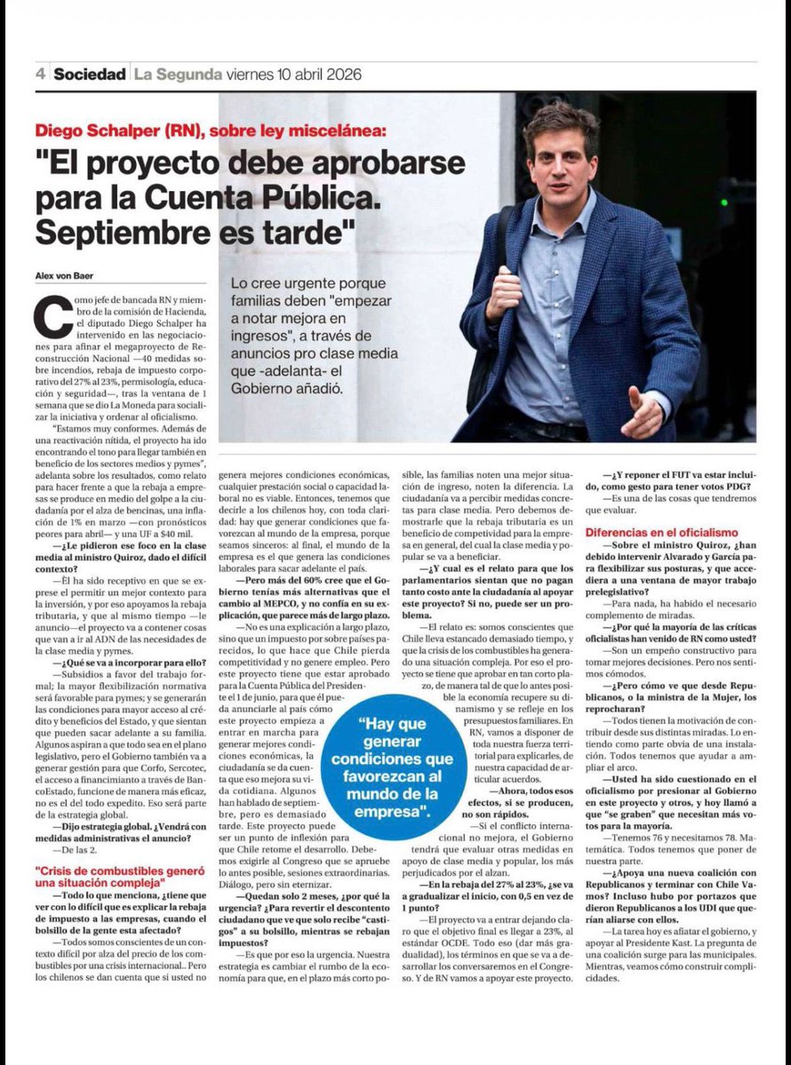 Diego Schalper 🇨🇱 tweet media