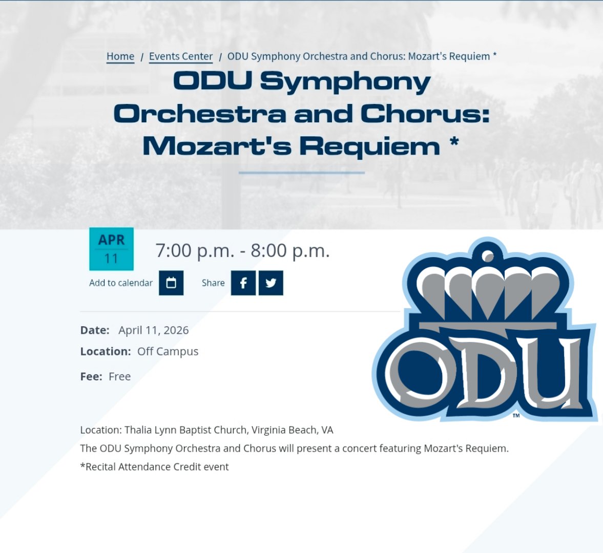 ODU Music tweet media