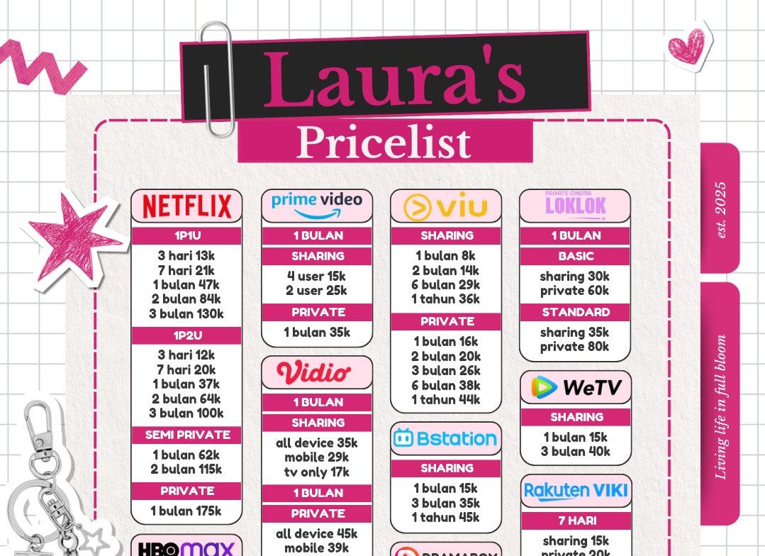 lauuu, pls mention after dm. tweet media