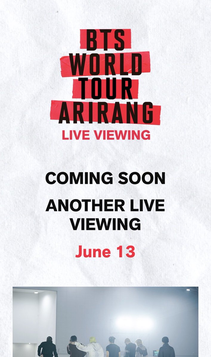 vntgguks's tweet image. THERE WILL BE ANOTHER LIVE VIEWING ON JUNE 13 !! IM SO EXCITED
