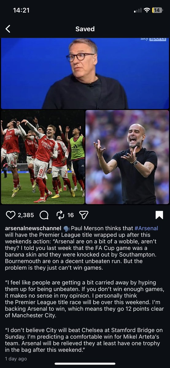 NKC1995's tweet photo. @PaulMerse at this point you need to be quiet until the end of the season 😂😂😂 https://t.co/zMwiVa5hMN