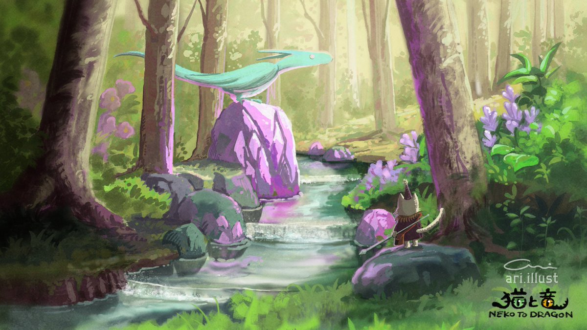 ari︙背景イラストレーター tweet media