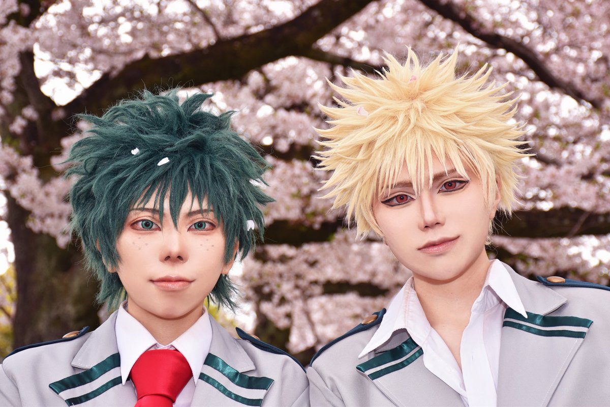 ■cos■MHA

　幼馴染　と　桜　

#コスプレQ2026桜イベント