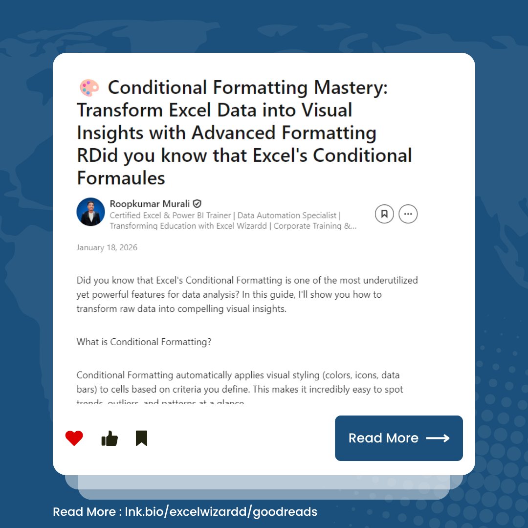 Excel Trainer for Corporates & Teams tweet media