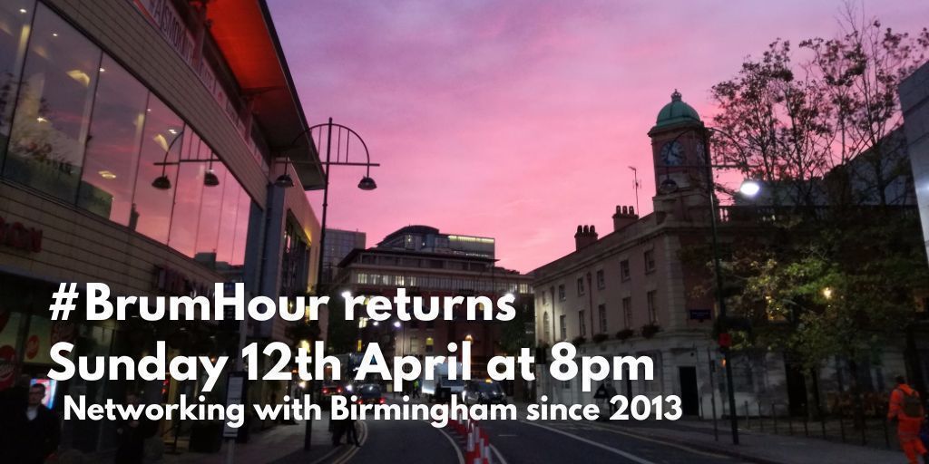 #BrumHour 🐝 Networking with #Birmingham tweet media