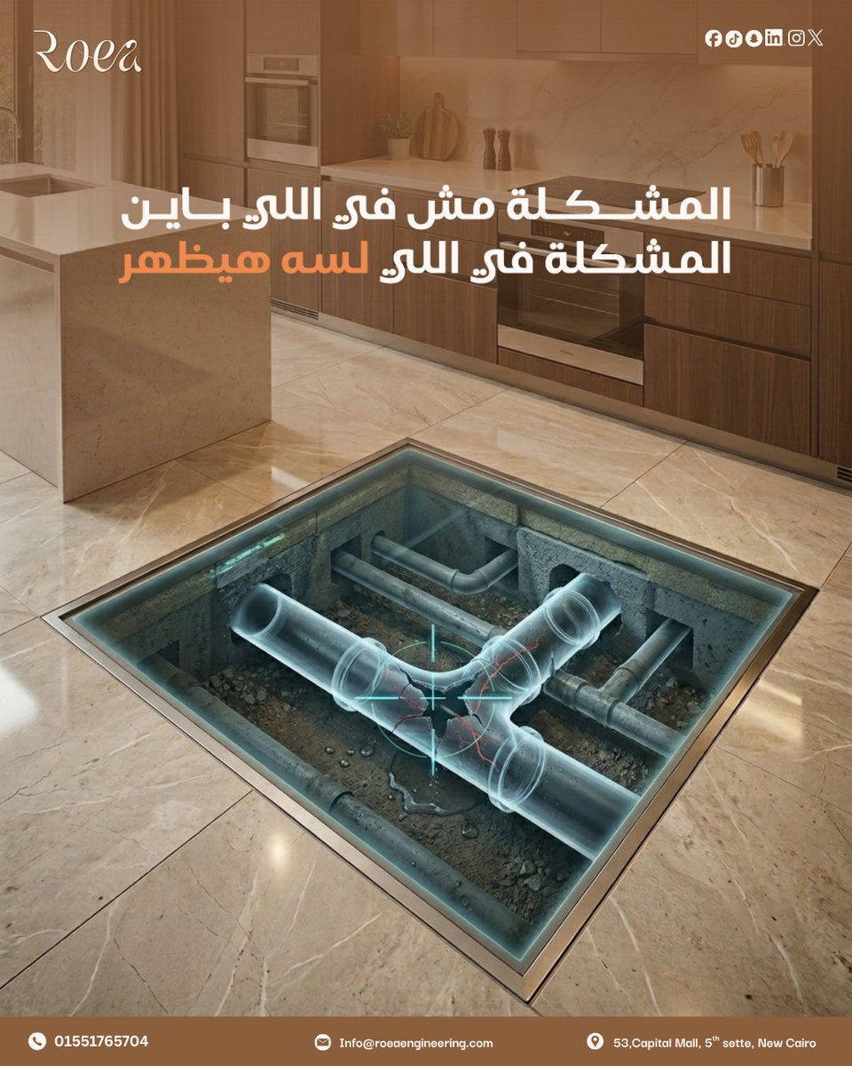 لا تنتظر المشكلة تكبر… حلّها من البداية 👇

تسريب بسيط؟ مشكلة كهرباء؟ خلل في التأسيس؟
إذا تجاهلتها اليوم… بكرة بتدفع أكثر
مع ROEA..نكتشف المشكلة بدري ونعالجها قبل ما تكبر بخبرة +40 سنة.

ابعتلنا ميل دلوقتي على:  info@roeaengineering.com
 #الخليج #Construction #صيانة #السعودية