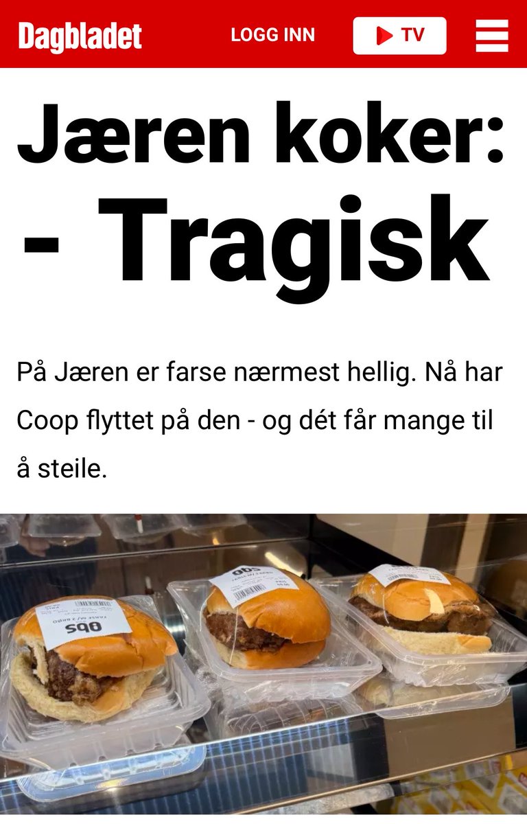 Gøtt gett. Dadlook (farse) er mat for menn