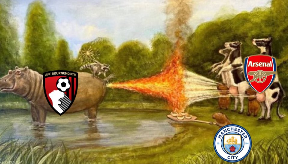 256Rootyherman's tweet photo. Man City receiving warm results from a battle of retards https://t.co/njB07k6eL9