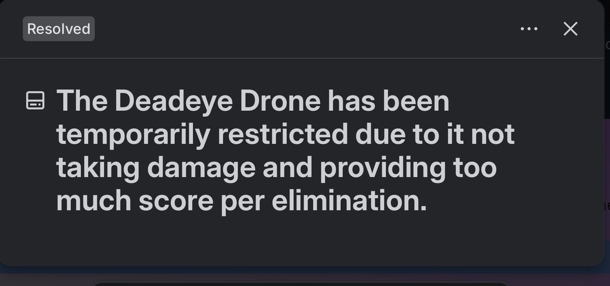 PurityTV's tweet photo. @CODUpdates This is a lie. It’s not resolved and you can’t destroy it still. https://t.co/8vGACWJ49d