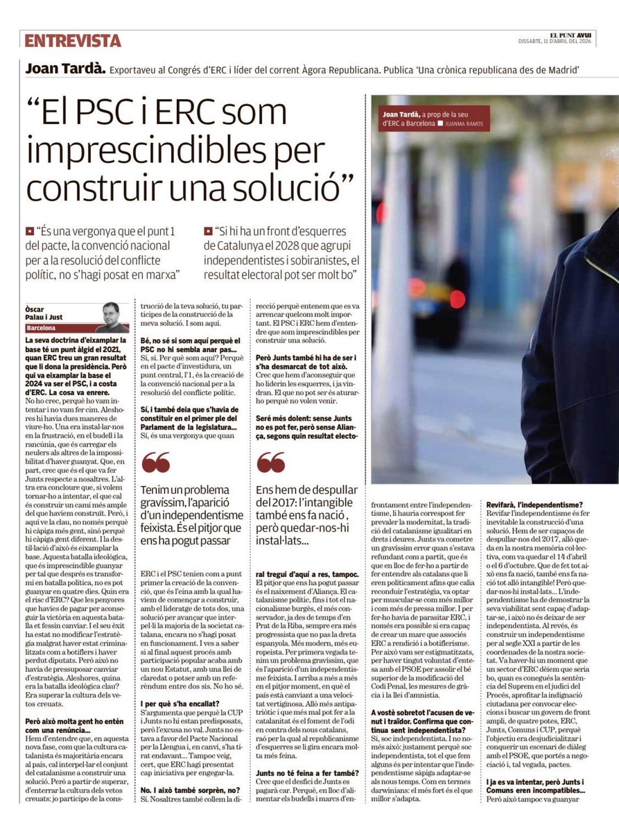 Joan Tardà i Coma tweet media