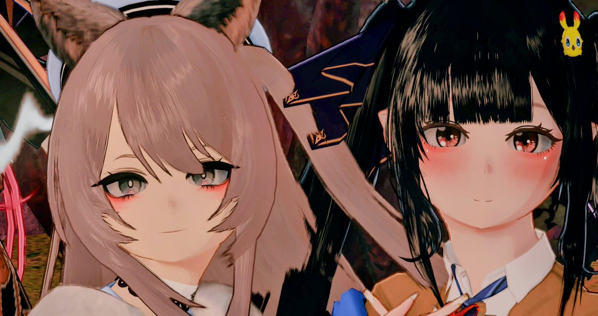 久々にリンちゃんとツーショット撮りました！😋
めちゃかわいい！！