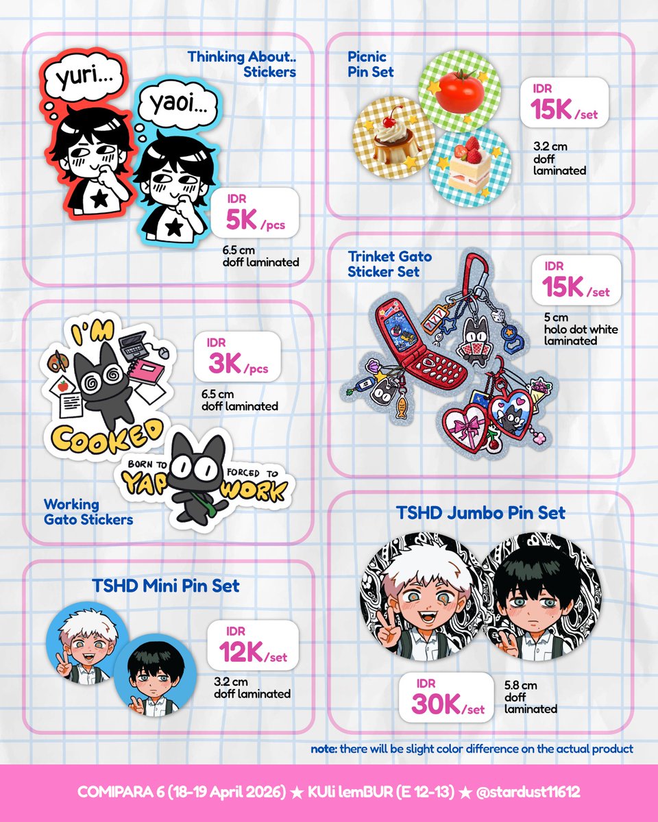 stardust💫 COMIPARA 6 E12-13 tweet media