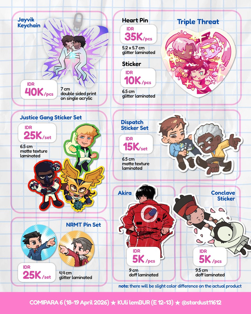 stardust💫 COMIPARA 6 E12-13 tweet media