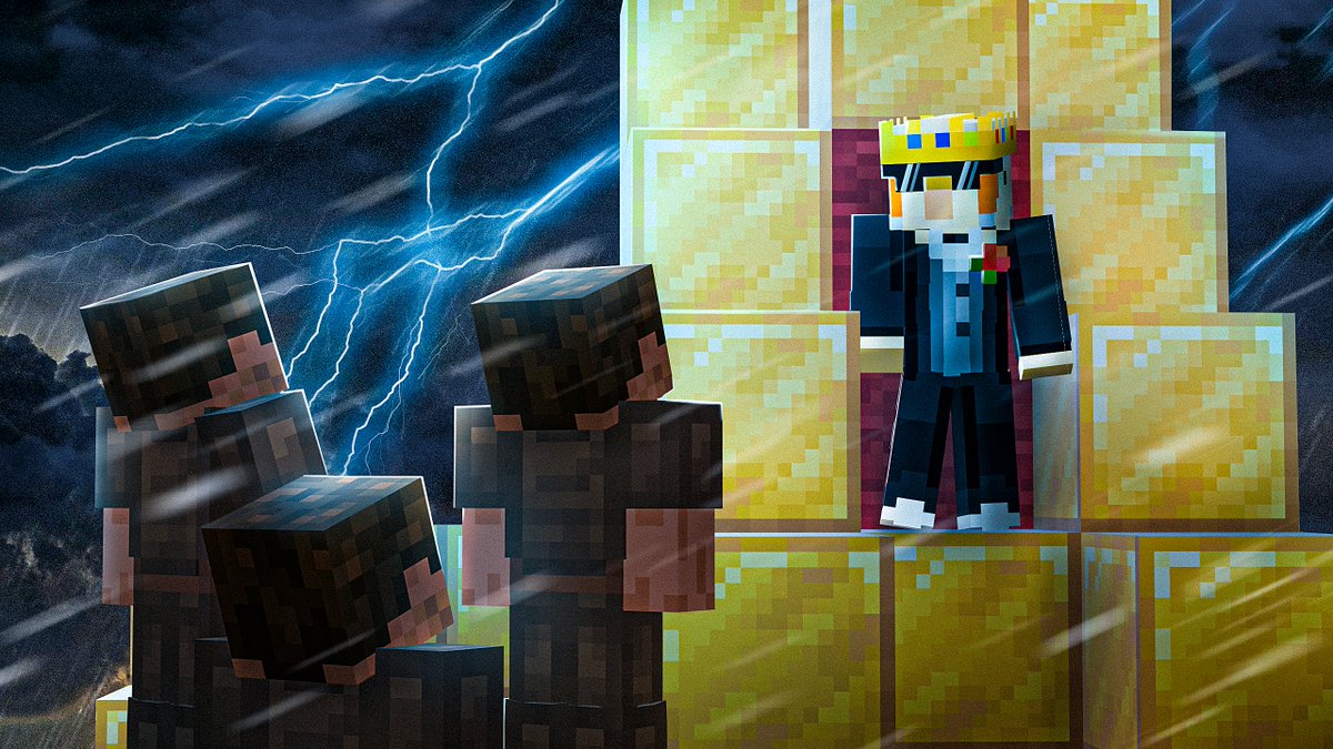 LeviThumbnail's tweet image. ⚡️Would you click?  
I think the Steves are kinda mad?  

📥Commisons Open | Discord: levijulius or DM  

#MinecraftThumbnail #Thumbnail #MinecraftArt