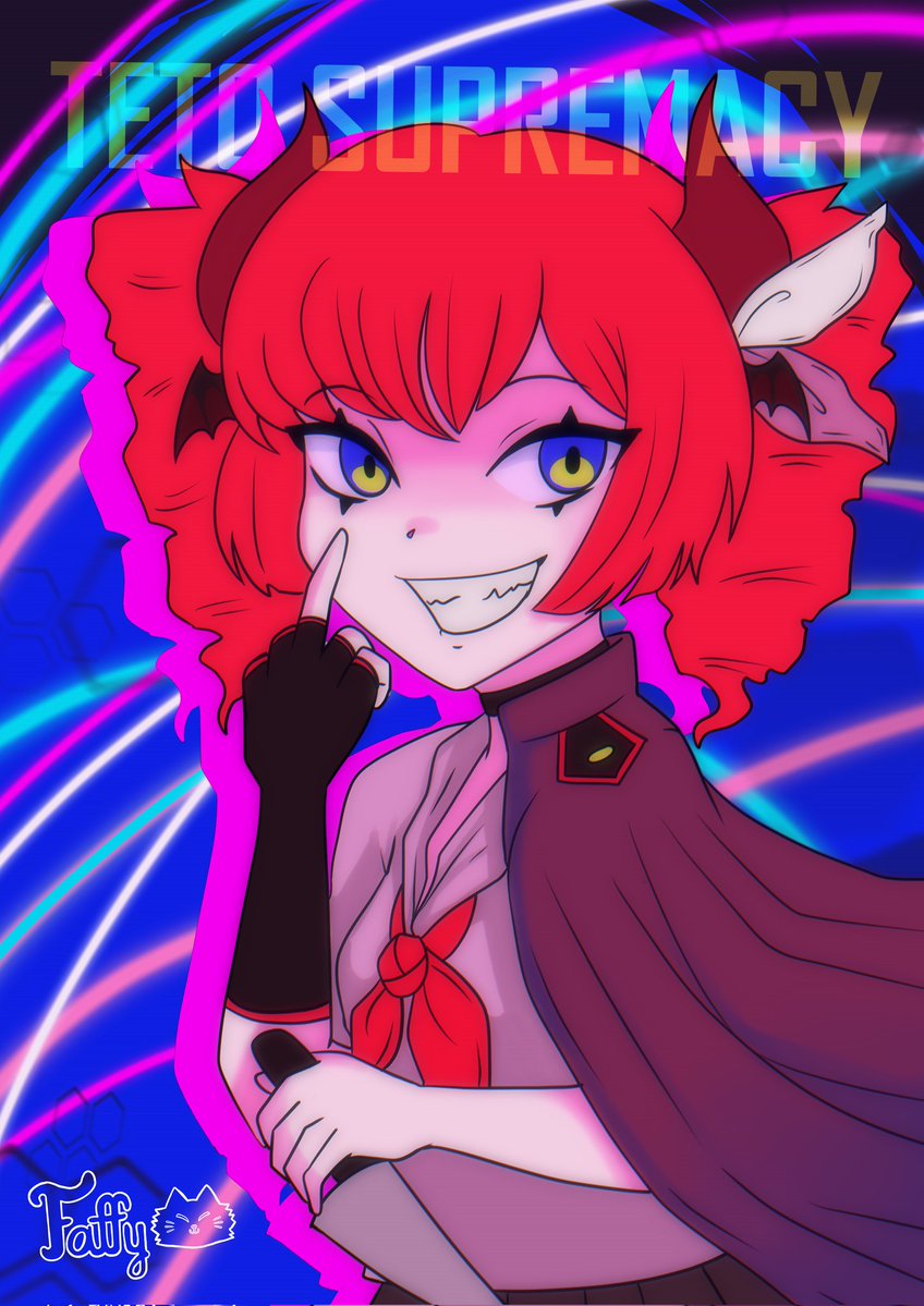 Hi everyone uwu Since I haven't had any commissions (please buy some 😭), I'm preparing merch for a convention I'm going to. I made this poster hoping you'll like it uwu  Kasane Teto is a goddess 🌸💗

#kasaneteto
#utau #utaloid #vocaloid #vocaloidfanart