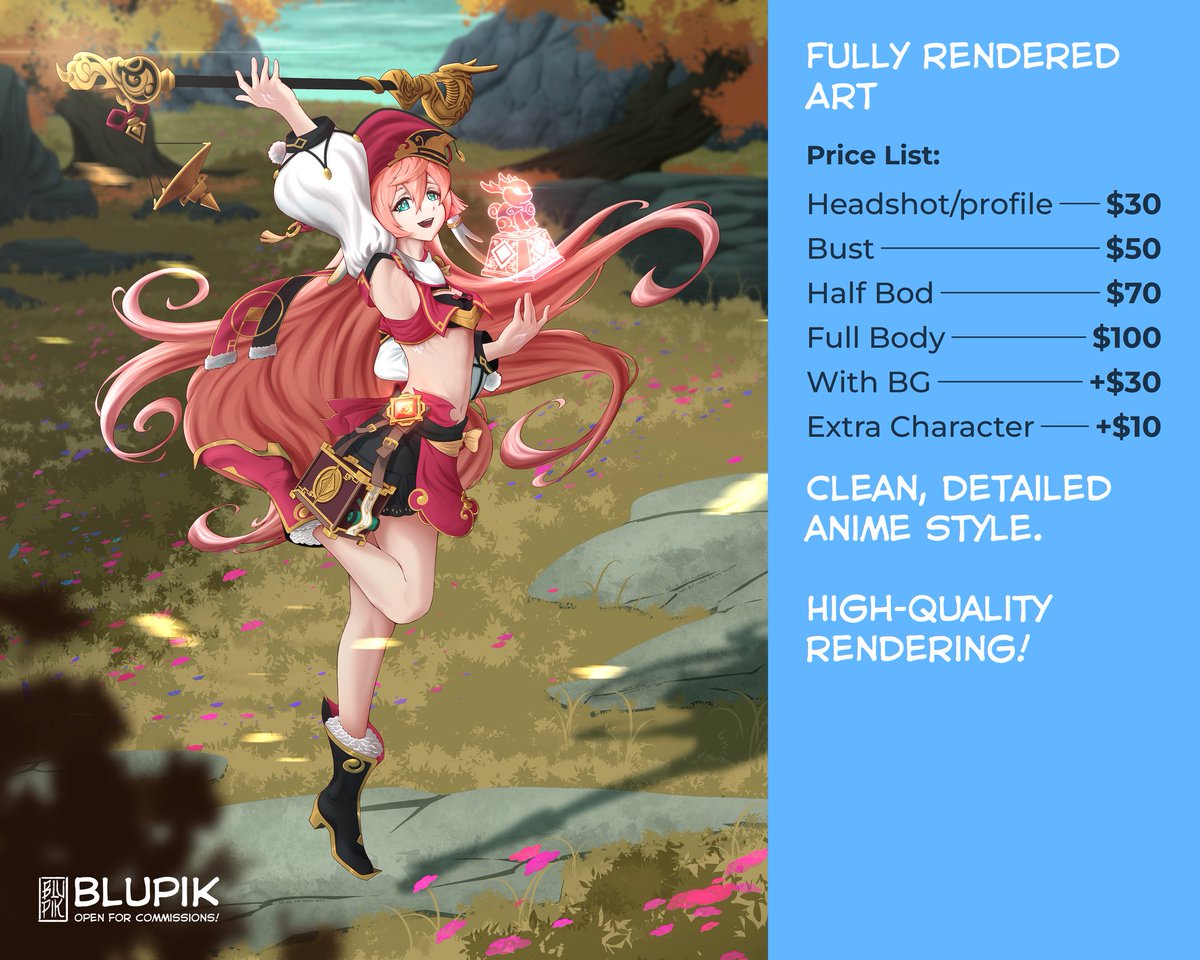 BluPik | Open Commissions ✨ tweet media