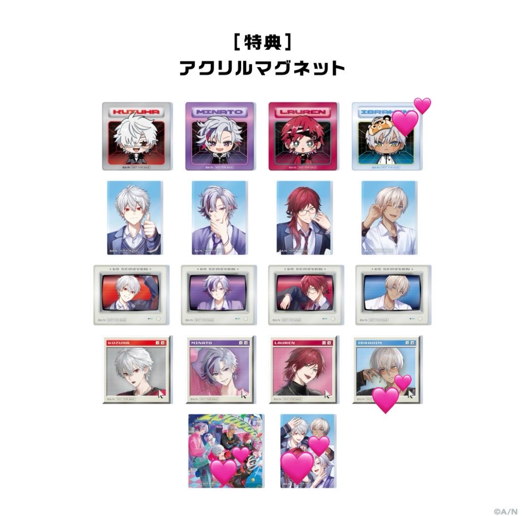 miipee015's tweet photo. 【交換】にじさんじ VSせめよん ランダムフォト風カード 特典 アクリルマグネット

譲▷画像1
求▶︎画像2,3💕

郵送交換
まとめての方優先
同種同士希望

検索からでもお気軽にお声掛けください。 https://t.co/BuD5VopElz