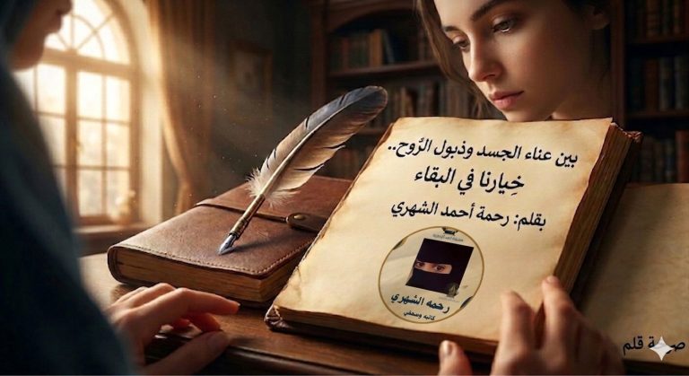 بين عناء الجسد وذبول الروح.. خِيارنا في البقاء
alwatannews.sa/?p=99748
#بين_عناء_الجسد_وذبول_الروح
#خيارنا_في_البقاء
#خواطر
#كلمات
#تأملات