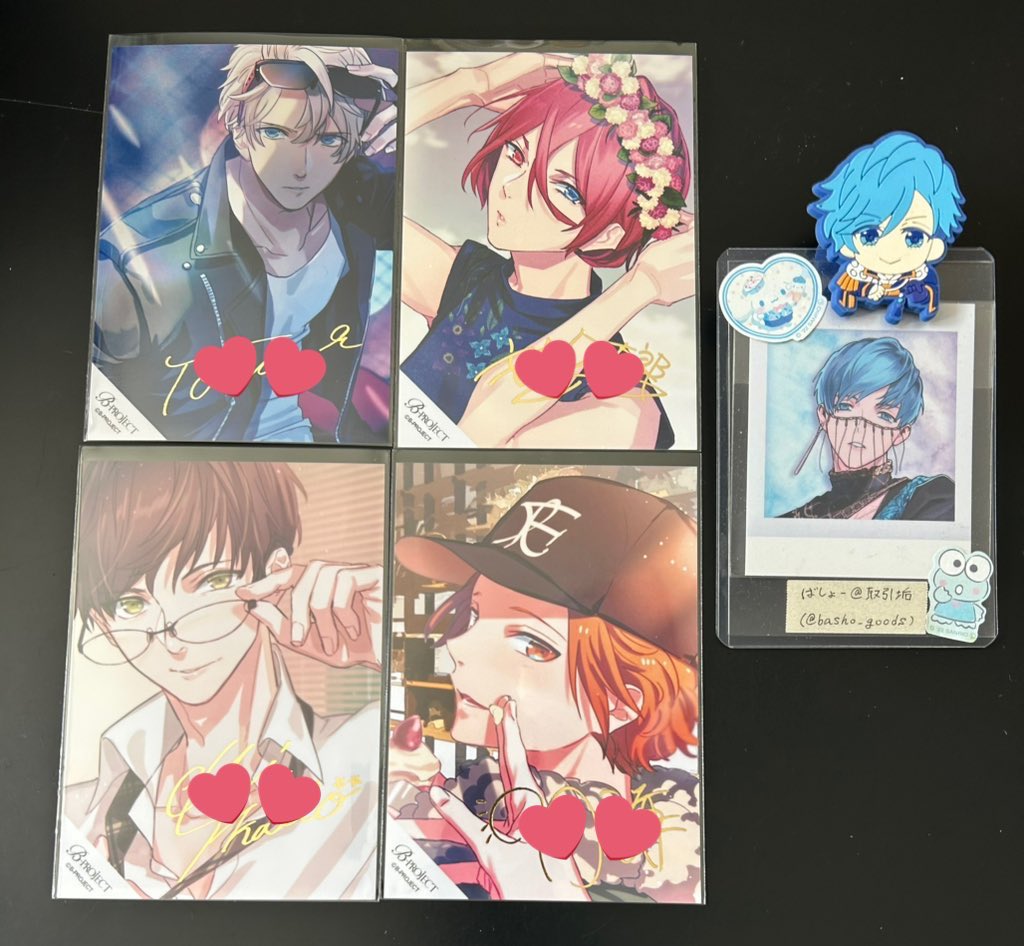 basho_goods's tweet photo. 【交換/譲渡】B-PROJECT Bプロ 10th Anniversary  ブロマイドセット 10Frame ver. ブロマ 箔押し

譲▶︎北門 是国 阿修 増長 音済 釈村
    〇唯月 〇遙日 〇不動

求▶︎同異種 愛染 〇殿or 300円＋送料

郵送交換
箔押し同士の交換/纏めての方優先
お気軽にお声かけください¨̮⑅* https://t.co/8zVsmS5hXO