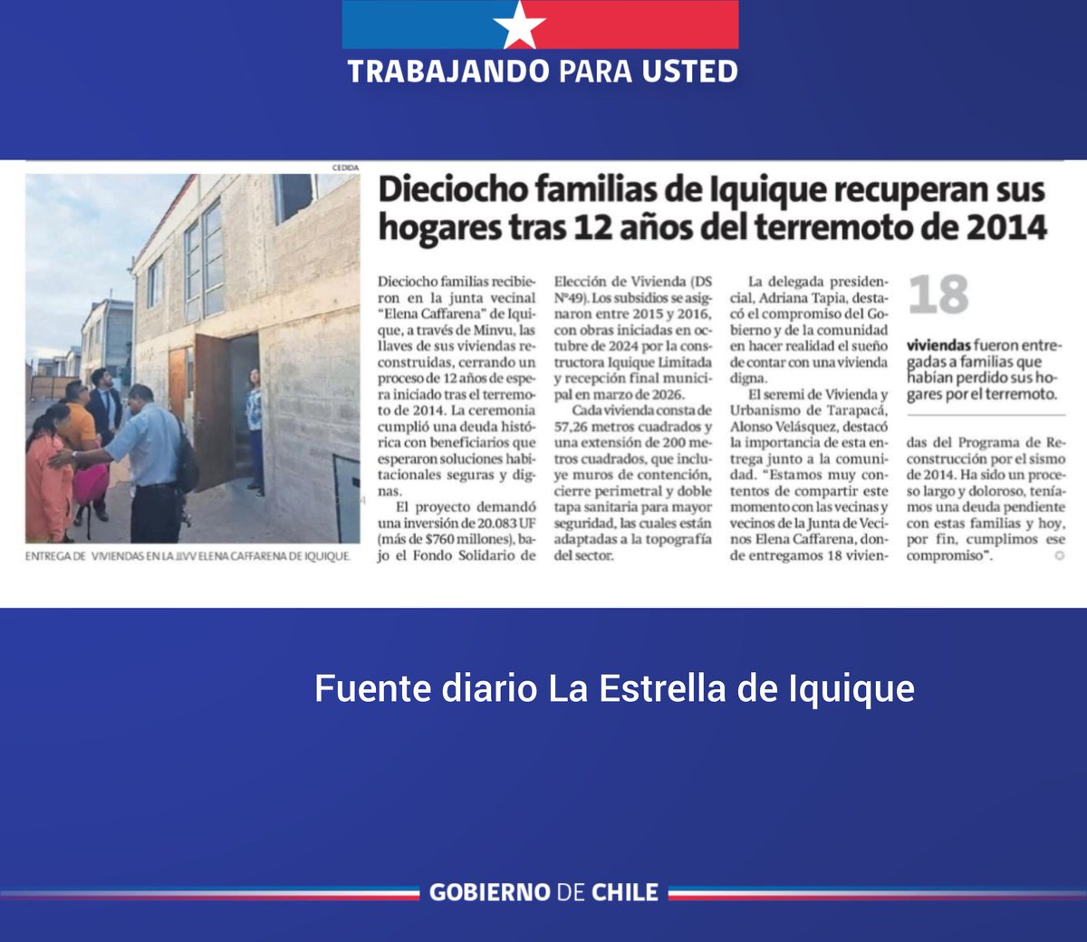 Minvu Tarapacá tweet media