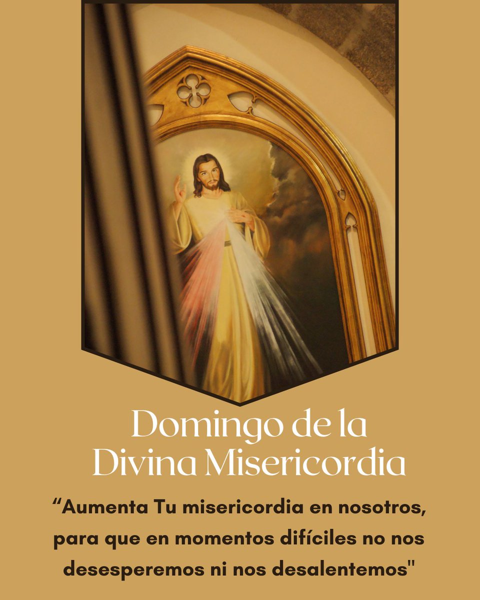 ¡Feliz Domingo de la Divina Misericordia!