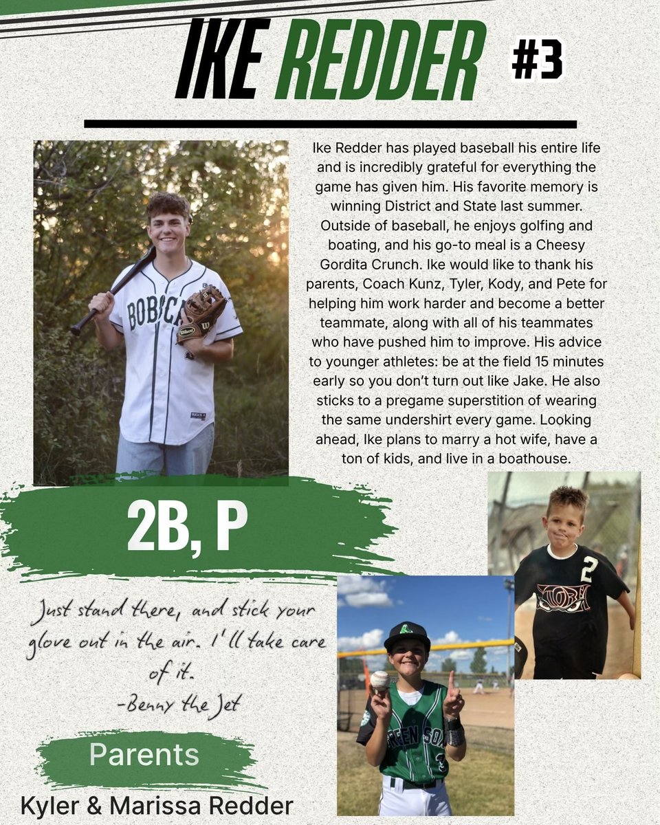BurleyBaseball's tweet photo. #3 Ike Redder

Senior Day is here for Burley Baseball! ⚾️

Today we honor a group of seniors who have shown dedication, toughness, and pride every time they’ve stepped on the field. This program is better because of you.

Come out and catch the doubleheader today. https://t.co/1ngkl8fhyu