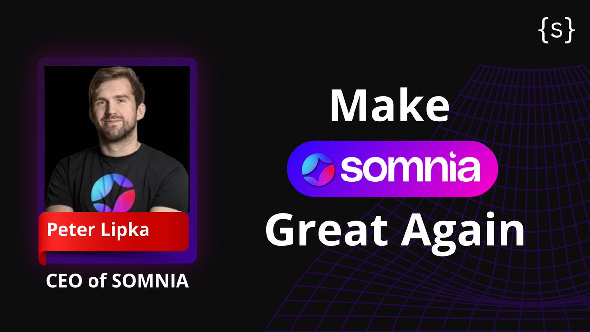 New Vision with Somnia CEO <a href="/lippylipka/">Peter Lipka</a>. Here are the key highlights that make me even more bullish on Somnia 👇  

1. Peter’s Honest View on Crypto  
Peter describes himself as a “crypto skeptic” in many ways.  

He doesn’t like the idea of “crypto for crypto’s sake” building