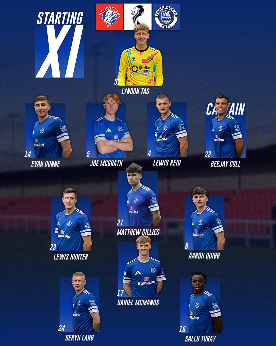 StranraerFC's tweet photo. ICYMI โคต๏ธ
The Bluesโ starting lineup ๐ฒ
Kickoff is under five minutes away! โ๏ธ
#MONBLU ๐ https://t.co/vlhqiVaBsV