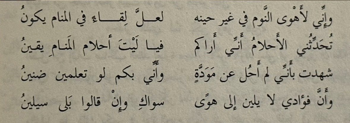 لعل لـقـاء في المنام يكونُ