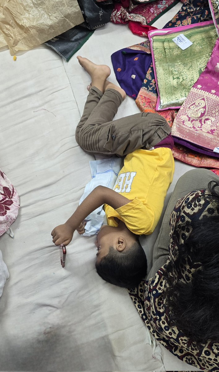 narottamsahoo's tweet image. In a world full of noise, a child finds peace in the simplest moments - #curiosity in hand, #comfort all around.

Sometimes, the purest joy isn’t in what we have, but in how deeply we feel it.