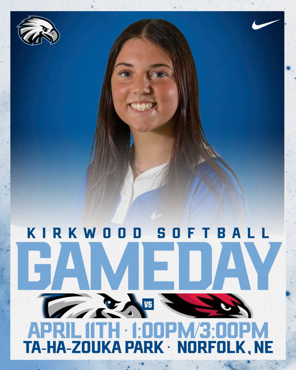 KirkwoodEagles's tweet photo. ＳＯＦＴＢＡＬＬ

🆚 Northeast
🕢 1:00PM/3:00PM

📍 Ta-Ha-Zouka Park I Norfolk, NE
🔗https://t.co/zS6BuZ327X

#GoEagles🦅🥎 | 
@KCC_SB https://t.co/OU7Tp45P4T