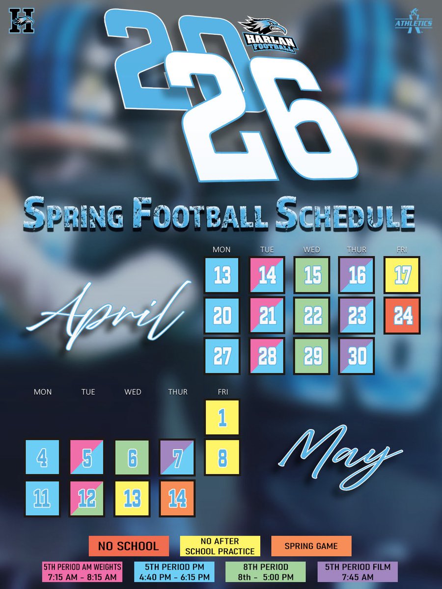 Harlan Hawk Football tweet media