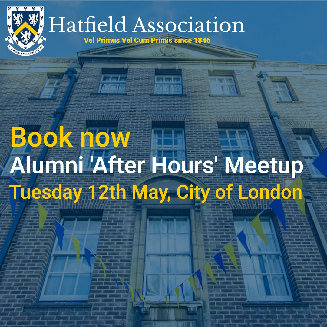 HatfieldAlumni's tweet photo. Join us for an evening in London on 12 May at the Samuel Pepys pub in the City. A great chance to reconnect, network, &amp; enjoy a relaxed riverside gathering

🎟 £10 recent grads (summer 2019+) 🎟 £20 everyone else
Book now👉 https://t.co/ztruRIyuNj
#HatfieldCollege #DurhamAlumni https://t.co/Rs7YkDbdfc