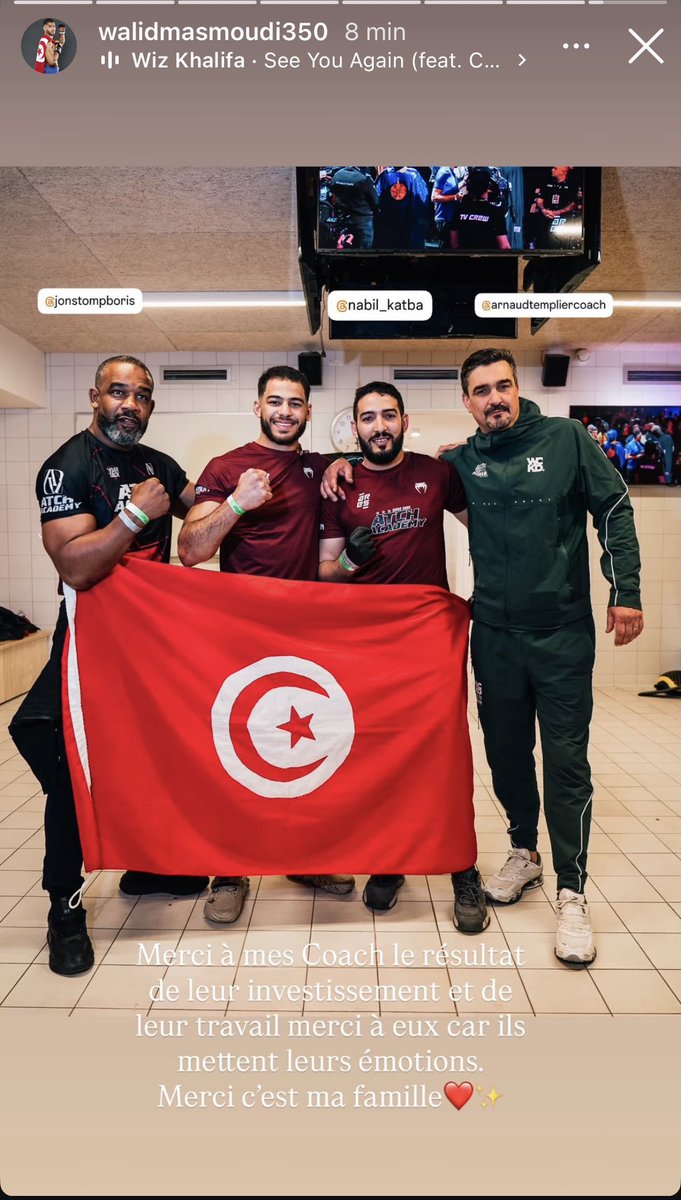 Skobii942's tweet photo. Walid Masmoudi 🇫🇷🇹🇳 après sa victoire hier à l’ARES 💪🏽
#ARES40 https://t.co/HxWor5wp7N