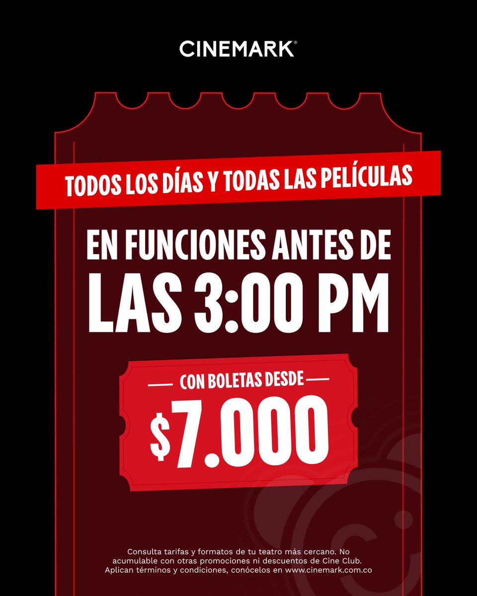 Cinemark Colombia tweet media