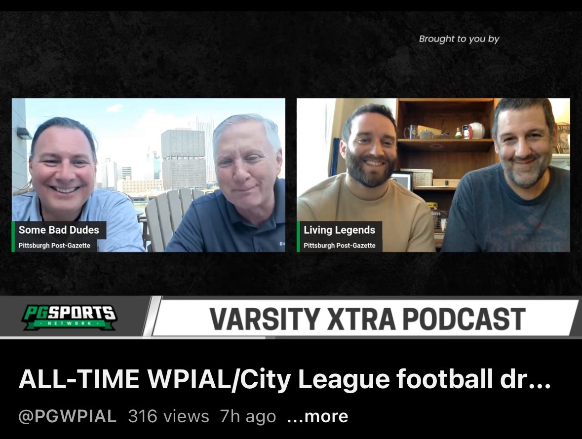 ICYMI… @mwhiteburgh @KBarnes_PG @BREAL412 and I split into two separate ...