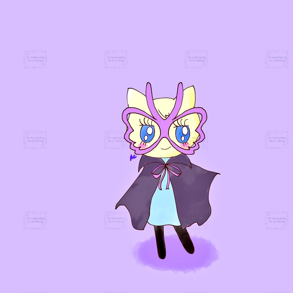 abc_accsan's tweet photo. あの子が怪盗役をやったら…とい���イメージです♫

#たまごっち版真剣お絵描き60分一本勝負 https://t.co/gzaT6AghZD